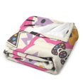 Custom HelloKitty Kawaii Blanket for Kids & Adults, UltraSoft Flannel