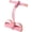 Pink, variant on Multifunction Pedal Resistance Trainer with 6 Tubes, Elastic Yoga Pull Rope for Full Body Stretching, Portable Home Gym Workout Equipment