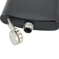 thumbnail image 3 of 6/8oz Black-Hip Flask Stainless-Steel Whiskey Liquor Wine Bottle Outdoor-Travel Camping Portable Pocket Alcohol Flask, 3 of 11