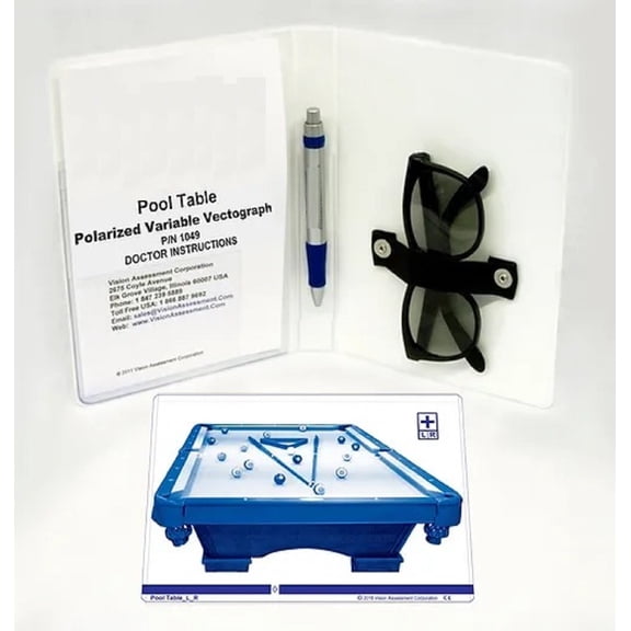 KASHSURG POLARIZED VARIABLE VECTOGRAPHS POOL TABLE P/N: 1049