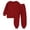 Red, variant on Xyant Boys Girls Tracksuits 2 Piece Set Kids Crewneck Long Sleeve Sweatshirts and Jogger Sweatpants with Pockets,Size 10-11 Years