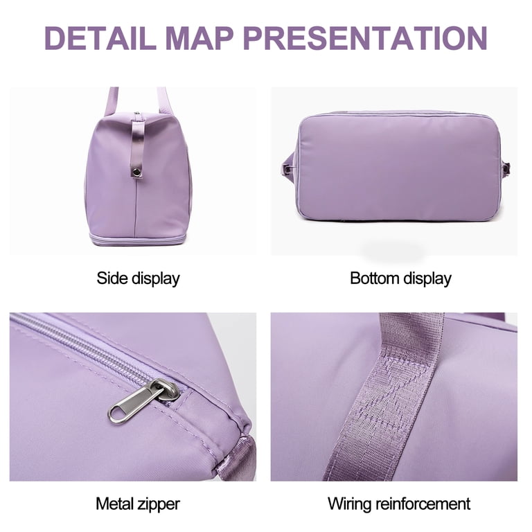 Dakimoe Weekender Travel Duffle Bag, Purple photo 8