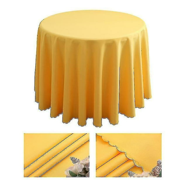 Waterproof Microfiber Tablecloths, Round Tablecloths For Outdoor And Interior Trim Cloth Hk