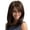 Light Brown, variant on Wigs Human Hair Light Straight Hair Side Long Ladies Synthetic Female Parting Brown Wigs wig