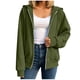 thumbnail image 2 of Neewe Hoodies Shirts for Women Early Fall Long Sleeve Tops Plain Outfits Tops Fashion Full Zip Tees 2025, 2 of 7