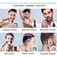 thumbnail image 2 of Brightup Recortadora De Barba Para Hombres - Kit De Aseo De Barba Con Cortapelos, Recortadora De Cabello, Maquinilla De Afeitar Eléctrica - Bigote, Cara, Nariz, Orejas, Bolas, Bo, 2 of 5