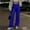*Blue, variant on Women's Faux Leather Pants ,Mid Waist Straight PU Stretch Pant with Pockets ,Trendy Party Trousers Red,Womens Plus XL