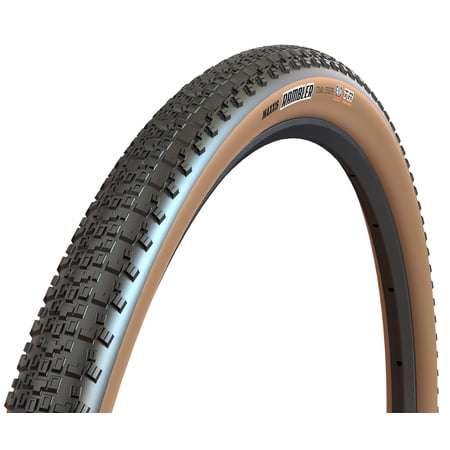 Maxxis Rambler Gravel Tire 700x45C Folding Tubeless Ready HYPR-X EXO 120TPI Tanwall