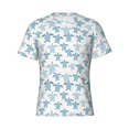 thumbnail image 3 of Naloa Hand Drawn Turtle Men's T-Shirt Sport T-shirt Men's Basic Tee Casual Men's Shirt, Round Neck, Short Sleeves - Medium, 3 of 5