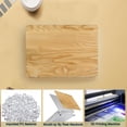 thumbnail image 4 of Étui Durable pour MacBook Pro 16 Pouces 2020 2019 A2141 Touch Bar/Touch ID, Étui Rigide en Plastique Anti-Fissure, Housse de Protection pour Ordinateur Portable pour MacBook Pro 16 Pouces, Grain de Bois, 4 of 7