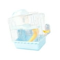 thumbnail image 5 of Serenable Small Animal Carrier Cage,Carry Case,9.06"x6.69''x11.81" Hamster Cage,Small Pet Carrier for Squirrel,Dwarf Hamster,Small Pets blue, 5 of 9