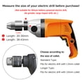 thumbnail image 4 of Support de Siège de Découpe de Perceuse Électrique 10mm Support de Perceuse Manuelle Cutter avec 2 Clés pour Découper Polir Moudre, 4 of 8