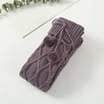 thumbnail image 4 of Women Simple Fashion Solid Color Knit Tall Socks Wool Ball Texture Long Tube Pile Socks, 4 of 4