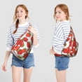 thumbnail image 4 of Strawberry Sling Backpack Lightweight Hiking Sling Pack for Cycling Mountain Climbing, 4 of 4