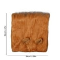 thumbnail image 3 of Steadline Funny Lion Mane Wig for Pets with Realistic Appearance Costume Accessory for Halloween Christmas Parties Soft Polyester Material Adjustable Fit for Medium Large Pets, 3 of 7