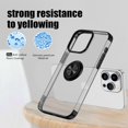 thumbnail image 6 of Casetego for iPhone 15 Pro Max Case Shockproof Slim Fit Rugged Drop-Resistant Full Body Protective Cover with Ring Holder Stand Support Car Mount Case,Clear/Black, 6 of 7