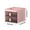 Pink, variant on XMMSWDLA Desktop Drawers, Desk Organizer with 2 Drawers, Stackable Plastic Storage Box for Home Collection, Cosmetics, Office Supplies Storage Drawers