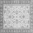 thumbnail image 1 of Ahgly Company Indoor Square Oriental Gray Traditional Area Rugs, 7' Square, 1 of 4
