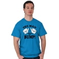 thumbnail image 5 of Man Behind The Bump Baby Announcement Men's Graphic T Shirt Tees Brisco Brands L, 5 of 6