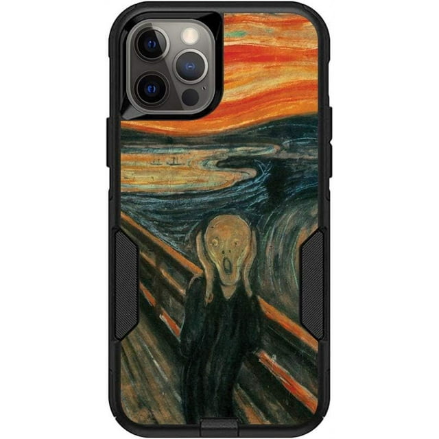MightySkins Skin Compatible With OtterBox Commuter iPhone 12 & 12 Pro - The Scream | Protective, Durable, and Unique