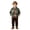 B10-Green, variant on Ulitacool Winter Coats For Boys Christmas Zipper Jacket High Neck Long‑Sleeve Festive Snowflake Print Outerwear Toddler Simple Tops Green