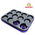 thumbnail image 2 of Molde De Muffins Con Push Up Y Antiadherente Con12 Cavidades Vencort Molde/ Muffins/Con Push Up, 2 of 4