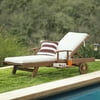 Outdoor Chaise Cushion - Solid Eggshell