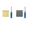 thumbnail image 1 of Aglets de Cobre y metal para zapatillas Soledad 8 Uds con Tornillo DIY y destornillador, 1 of 10