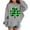 Grey, variant on Girl's And Boy's St Patricks Day Hoodie Long Sleeve Soft Sweatshirt Graphic Hoody Kids Cute Pullovers Top Clothes Big Boys