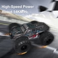 thumbnail image 4 of 1/20 2.4GHz Monster Truck Alta velocidad 2WD 14km/h RC Monster Truck para niños adultos JShteea libre de BPA, 4 of 9