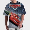 thumbnail image 5 of Camiseta clásica con estampado de anime de dibujos animados de Racing Story para hombre, para uso diario, ocio callejero, comodidad y estilo McQueen, 5 of 5