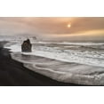 thumbnail image 2 of Ruoppolo, Luigi 32x23 Black Ornate Wood Framed with Double Matting Museum Art Print Titled - A Winter Morning In Iceland, 2 of 4
