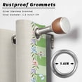 thumbnail image 2 of Outdoor Curtains for Patio Waterproof, Easter Outdoor Privacy Panels Grommet, Spring Rustic Rabbit Botanical Flowers Eggs Plaid Blackout Outside Curtains for Porch/Cabana 54"x108", 2 Panels, 2 of 8