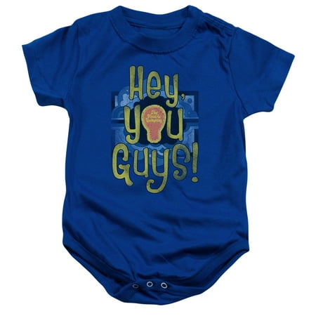 

Electric Company/Hey You Guys-Infant Snapsuit Royal Blue-6Mos