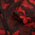 thumbnail image 5 of MADHERO Boys Girls Rain Jacket Lightweight Long Sleeve Windbreaker Red Camo 6, 5 of 6