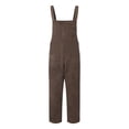 thumbnail image 4 of SDNall Jumpsuits for Women Casual Casual Pocket Romper Long Playsuit Strap Button Loose Jumpsuit Womens Romper Sizes:S-5XL, 4 of 9