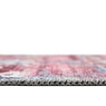 thumbnail image 5 of Unique Loom Renaissance Collection Area Rug - Roma (2' 7" x 12' Runner Antique Pink/Blue), 5 of 7