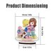 thumbnail image 5 of Cuadros Decorativos Punto de adorno Crystal Diamond Perforación de madera Regalo para niños (MBJ007) DQrwqpou  embutido en tela, 5 of 5