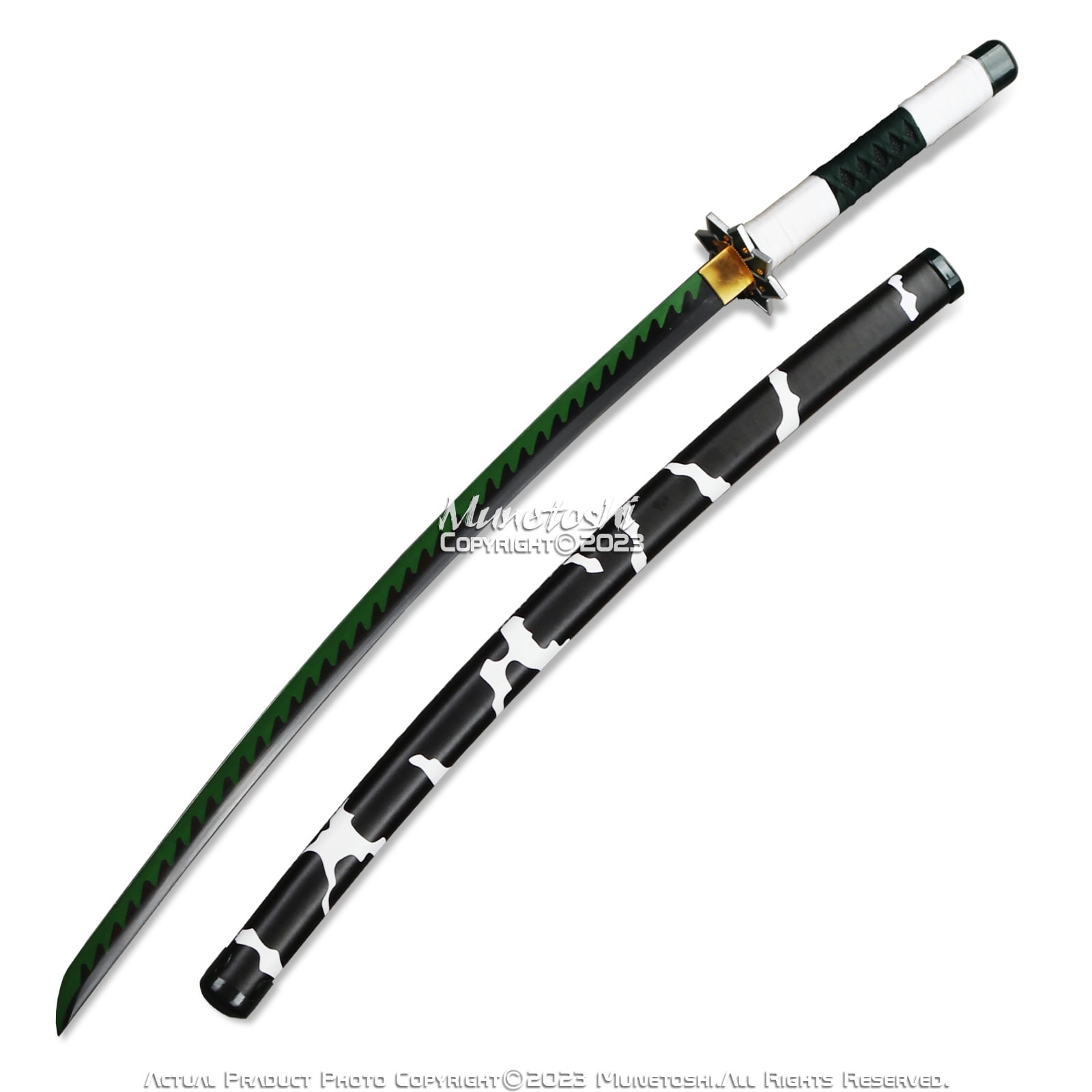 Munetoshi Demon Anime Samurai Sword 1045 Steel Wind Sanemi
