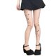 thumbnail image 1 of Women Aesthetic Star Cat Printed Sheer Silk Tights Stockings Japanese Style JK Girl Thin See Through Pantyhose Leggings, 1 of 4