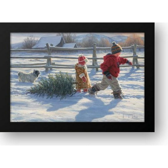 Our Little Tree 32x24 Framed Art Print by Duncan, Robert