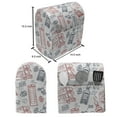 thumbnail image 4 of London Stand Mixer Cover, Popular English Country Culture Tourist Attraction Travel Theme, Kitchen Appliance Organizer Bag Cover with Pockets, 5 Quarts, Vermilion Dark Blue, by Ambesonne, 4 of 4