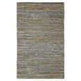 thumbnail image 2 of Ansley Hand-Woven Leather and Cotton Indoor Area Rug by Blue Nile Nills - 5' x 8', Fossil, 2 of 8