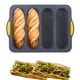 thumbnail image 2 of Juego de 1 molde para pan con cuatro bollos Molde para pan francés Molde para pan Molde antiadherente Fácil de desmoldar Silicona para hornear alimentos en el hogar, 2 of 5