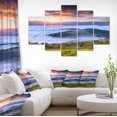 thumbnail image 1 of Colorful Sunrise Over Foggy Waters - Landscape Photography Canvas Print, 1 of 3