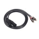 thumbnail image 3 of Cateissary Cable de Audio Coaxial Dual RCA a 2 xlr macho, adaptador de enchufe hembra, profesional, plateado Juegos de teclado y mouse para computadora, 3 of 6