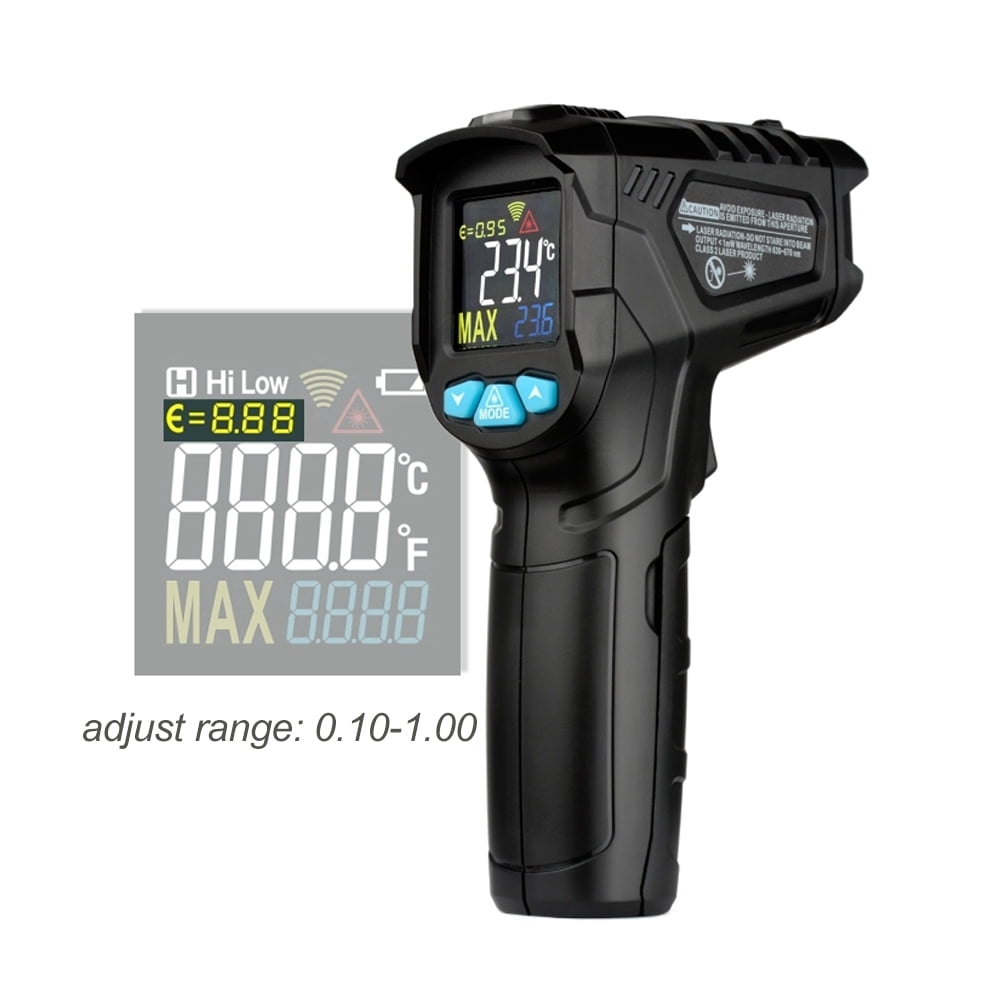 Tomshine -50~800℃ Industrial Digital Infrared Handheld Infrared LCD Meter Gauge Non- IR Pyrometer Hygrometer Industrial Tester