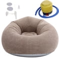 thumbnail image 1 of OULII Outdoor Inflatable Sofa Chair Assorted Color Pvc Folding for Camping Picnics and Beach 1Set, 1 of 2