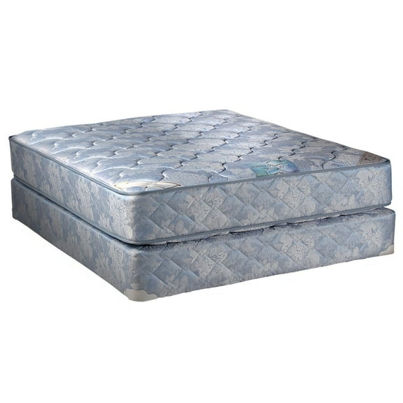 DS USA Chiro Premier Two-Sided (Blue) Mattress Set with Mattress Cover Protector - Quality Foam, Fully Assembled, Orthopedic, Longlasting Comfort (Full 54"x75"x9")