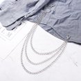 thumbnail image 3 of MasteelfCA HAPPYYAMI Hip Hop Pant Chain Metal Stage Performance Waist Chain 3 Layers Jeans Pocket Belt Chain, 3 of 7